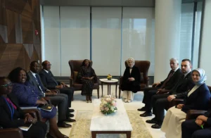 Emine Erdoğan Türkevi’nde Rachel Ruto ile bir araya geldi