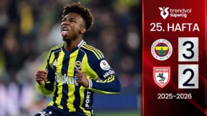 Fenerbahçe 3-2 Samsunspor maç özeti