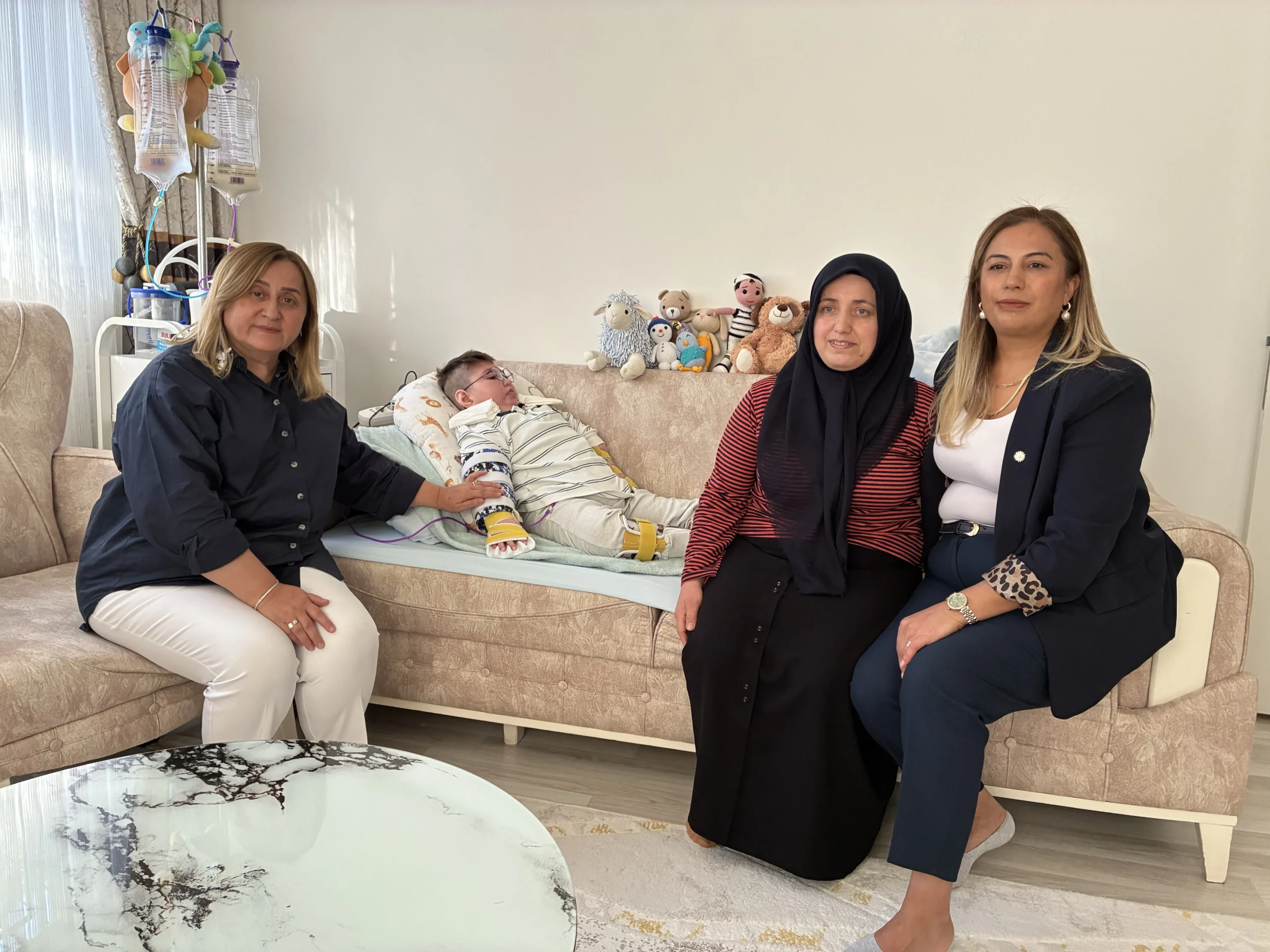 Mamak Belediyesinden Taha Emir Kaşçıya Tedavi Desteği