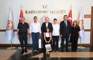 Vali Dallı LGS Birincisi Eren Atçı’yı Ağırladı